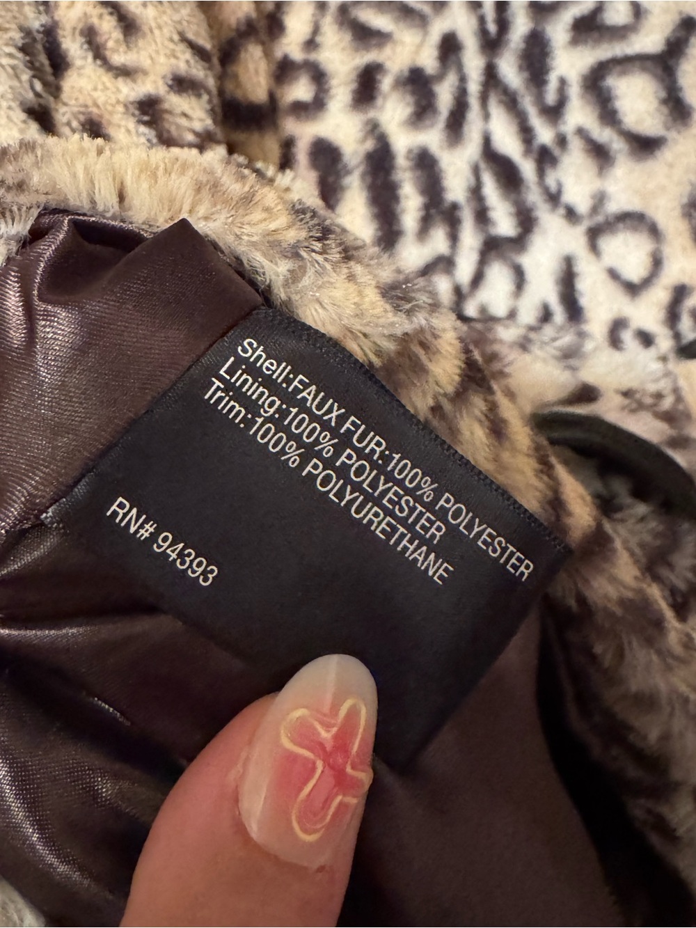 Mo-Ka Women’s Vintage Y2K Leopard Faux Fur Animal Print Vest Size Large - Picture 7 of 7